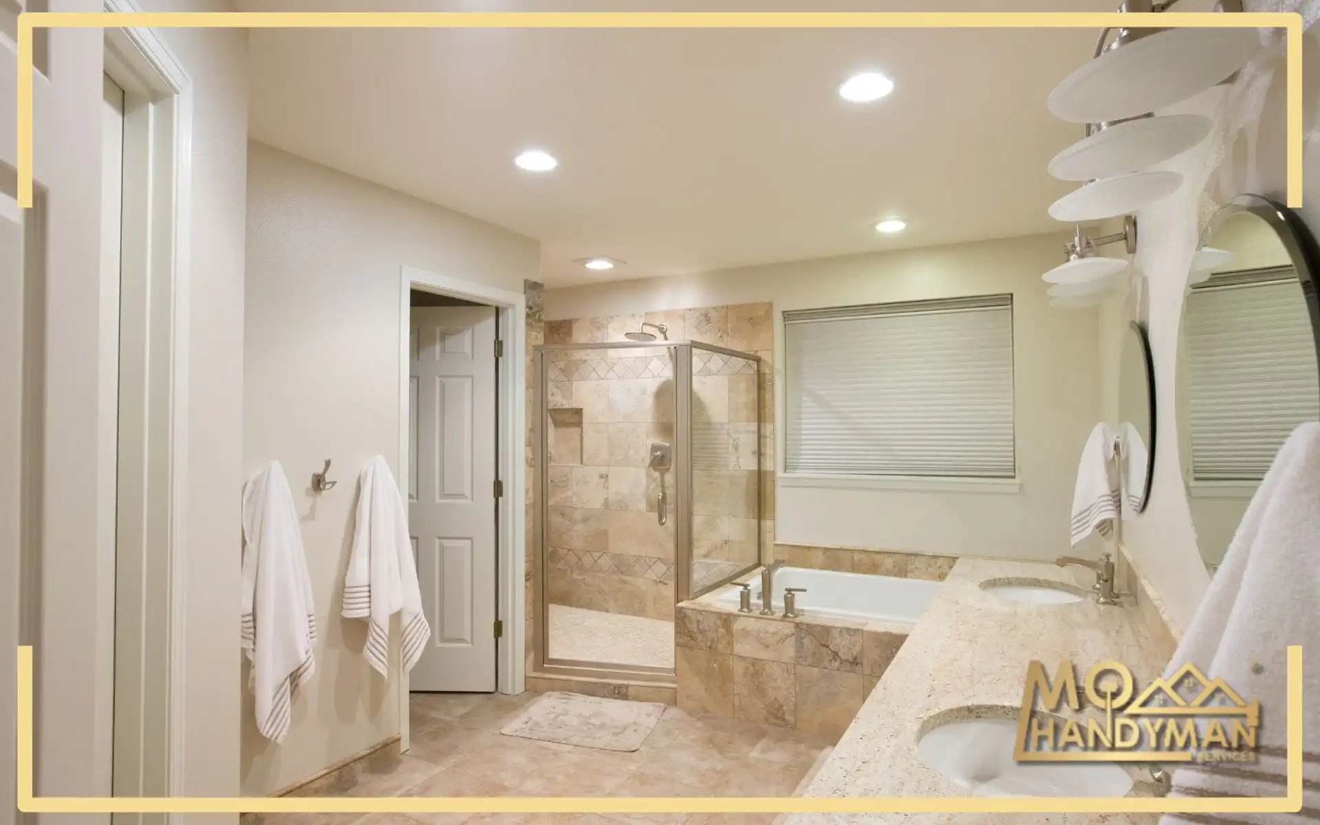 Luxury bathroom makeover with high-end finishes and sophisticated design elements, epitomizing the essence of a successful bathroom redesign.