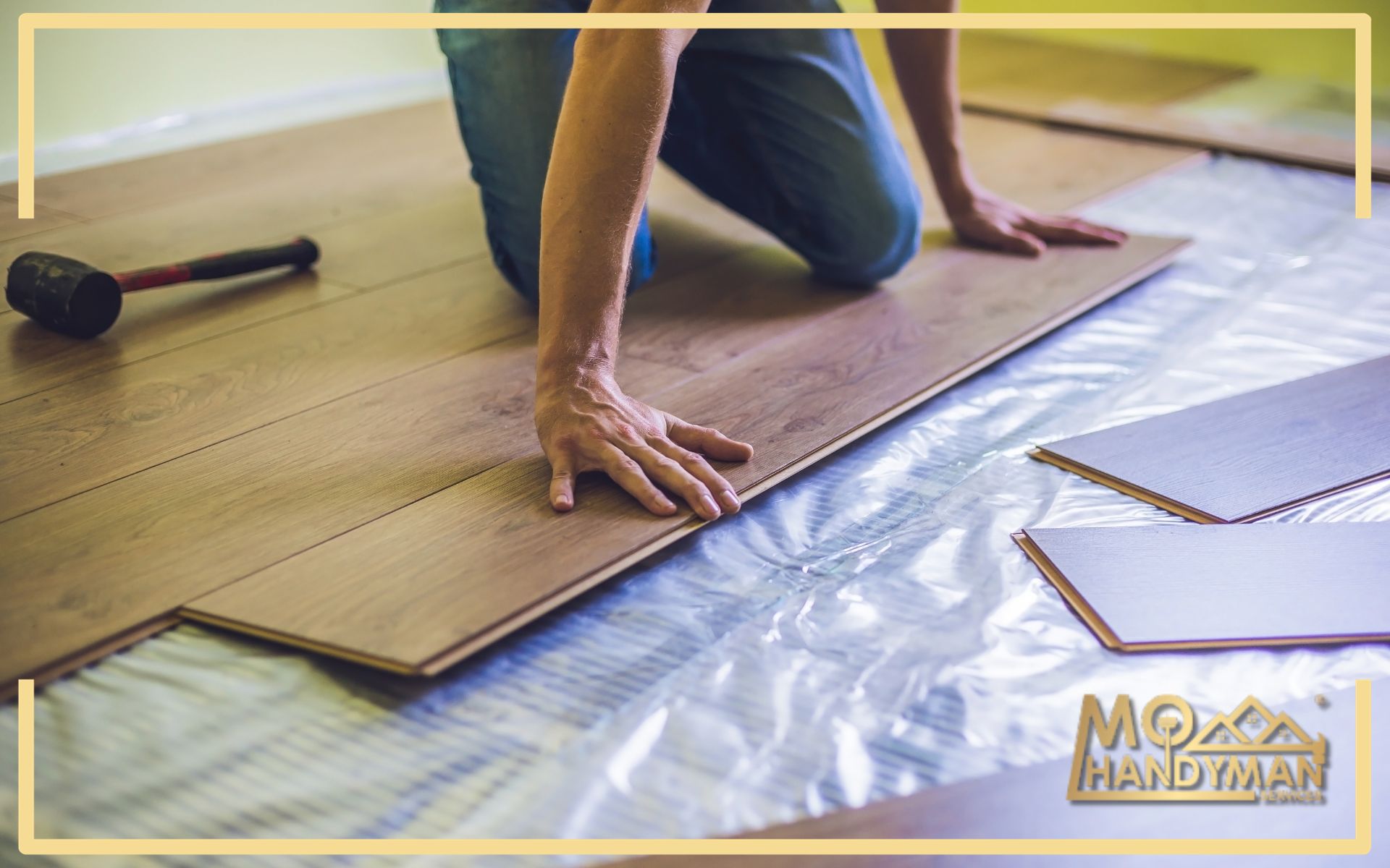 Classic and durable hardwood flooring in a cozy living room setting. This image emphasizes hardwood's natural warmth and elegance, demonstrating its long-lasting appeal and ability to bring a timeless charm to various living spaces in homes.