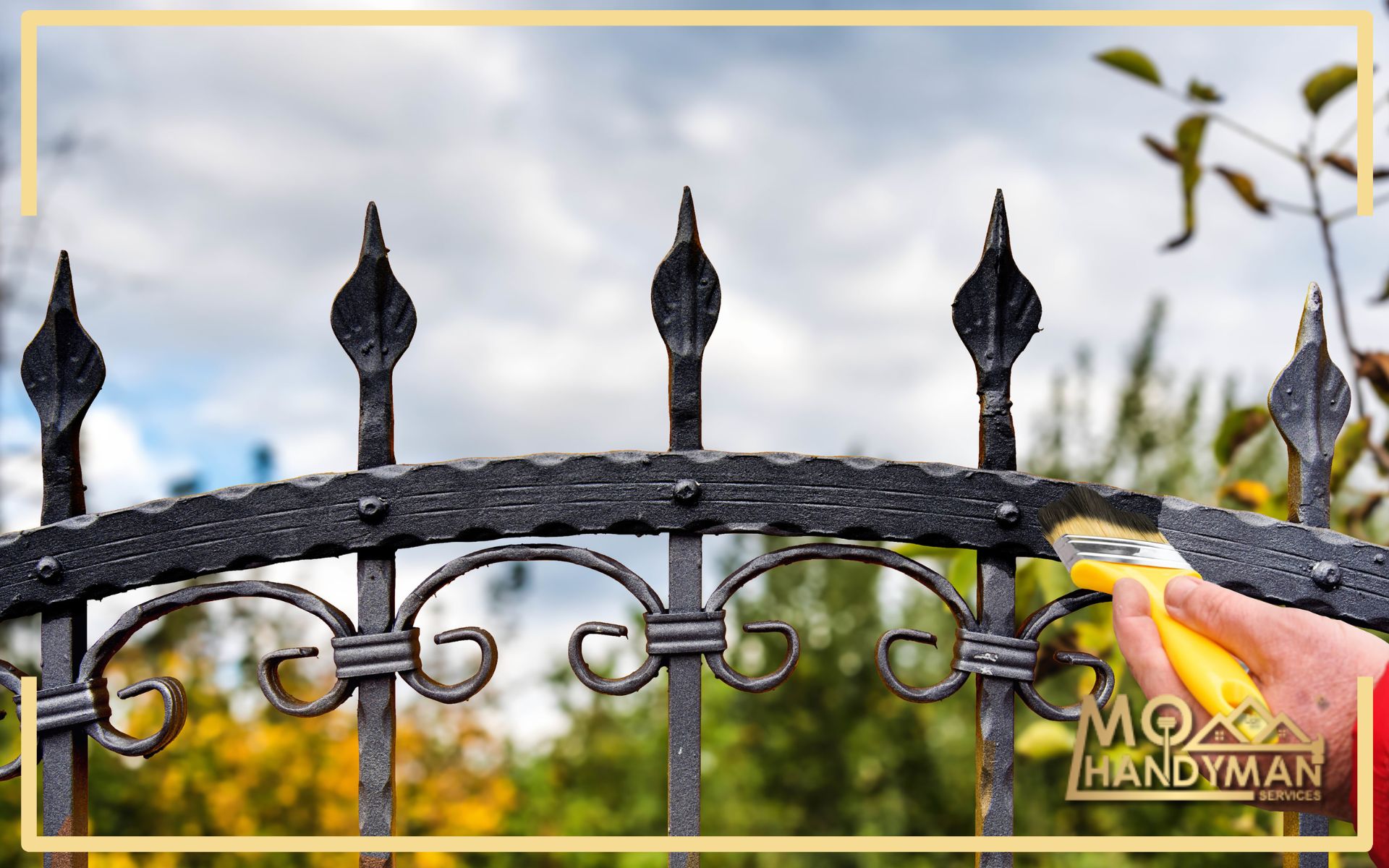 Local fence painting contractors implementing 2024 color trends, offering a modern and stylish look for residential fences.