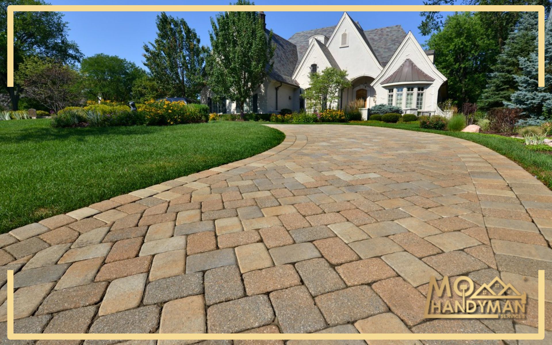 Durable driveway pavers