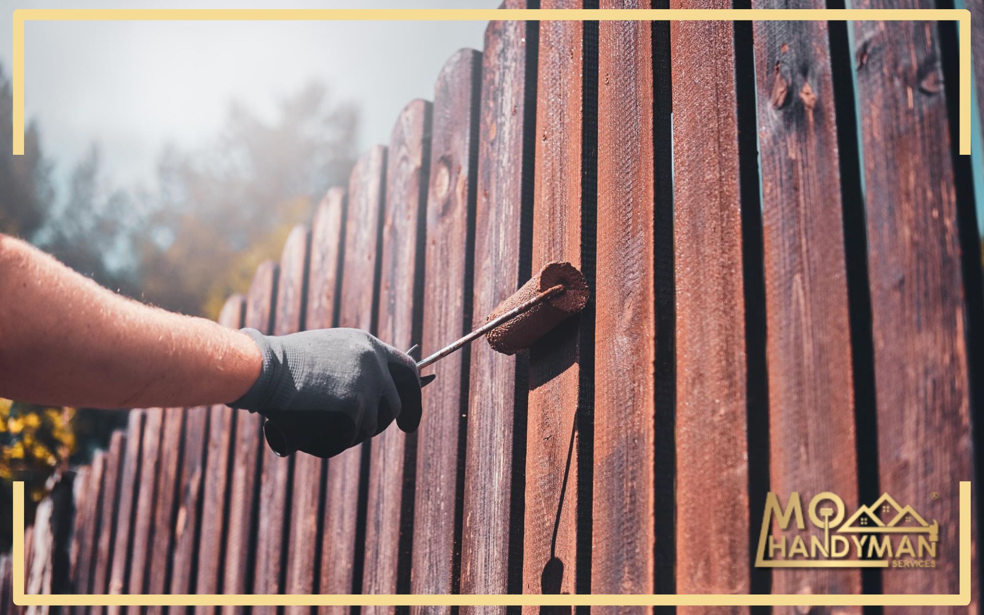 Stylish privacy fence