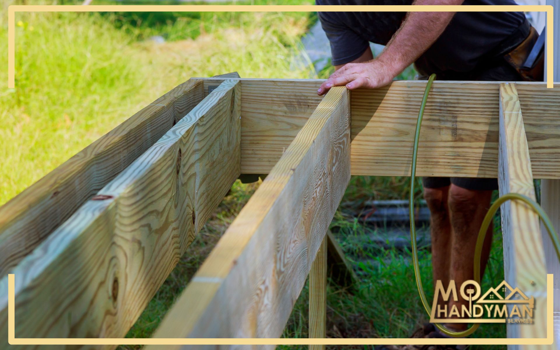 Maintaining wooden fence