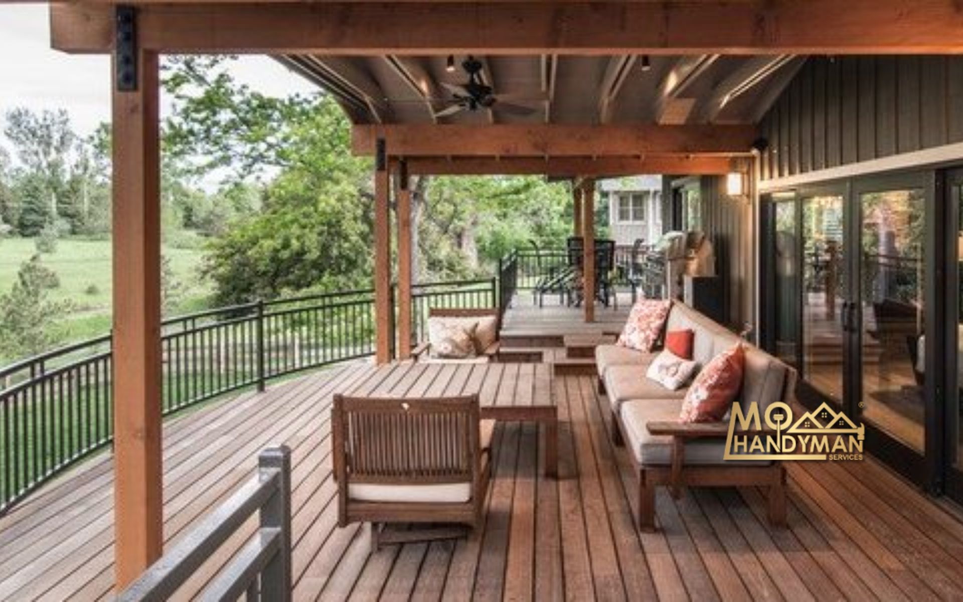 Creative backyard deck designs