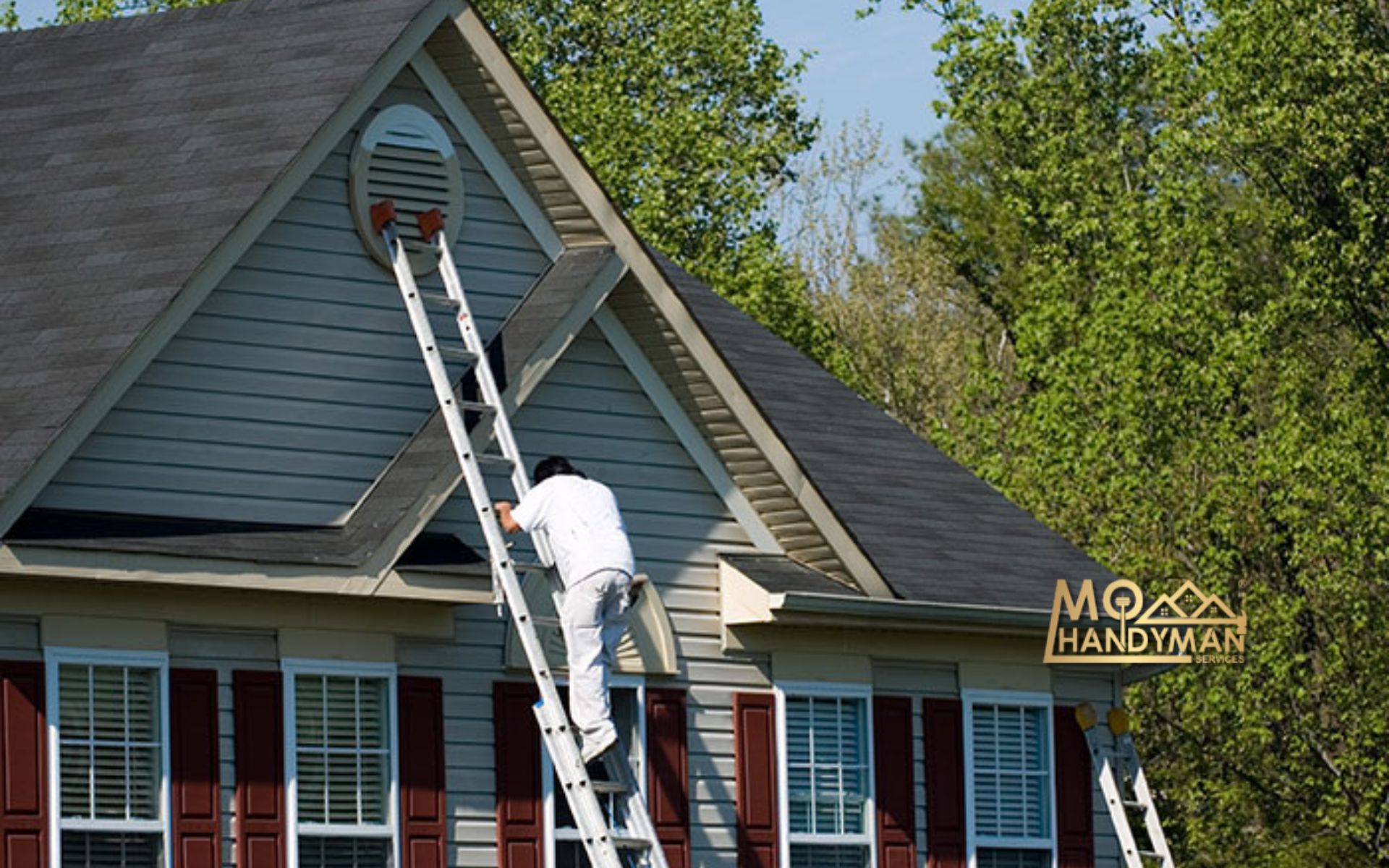 Preparing home exterior for paint makeover